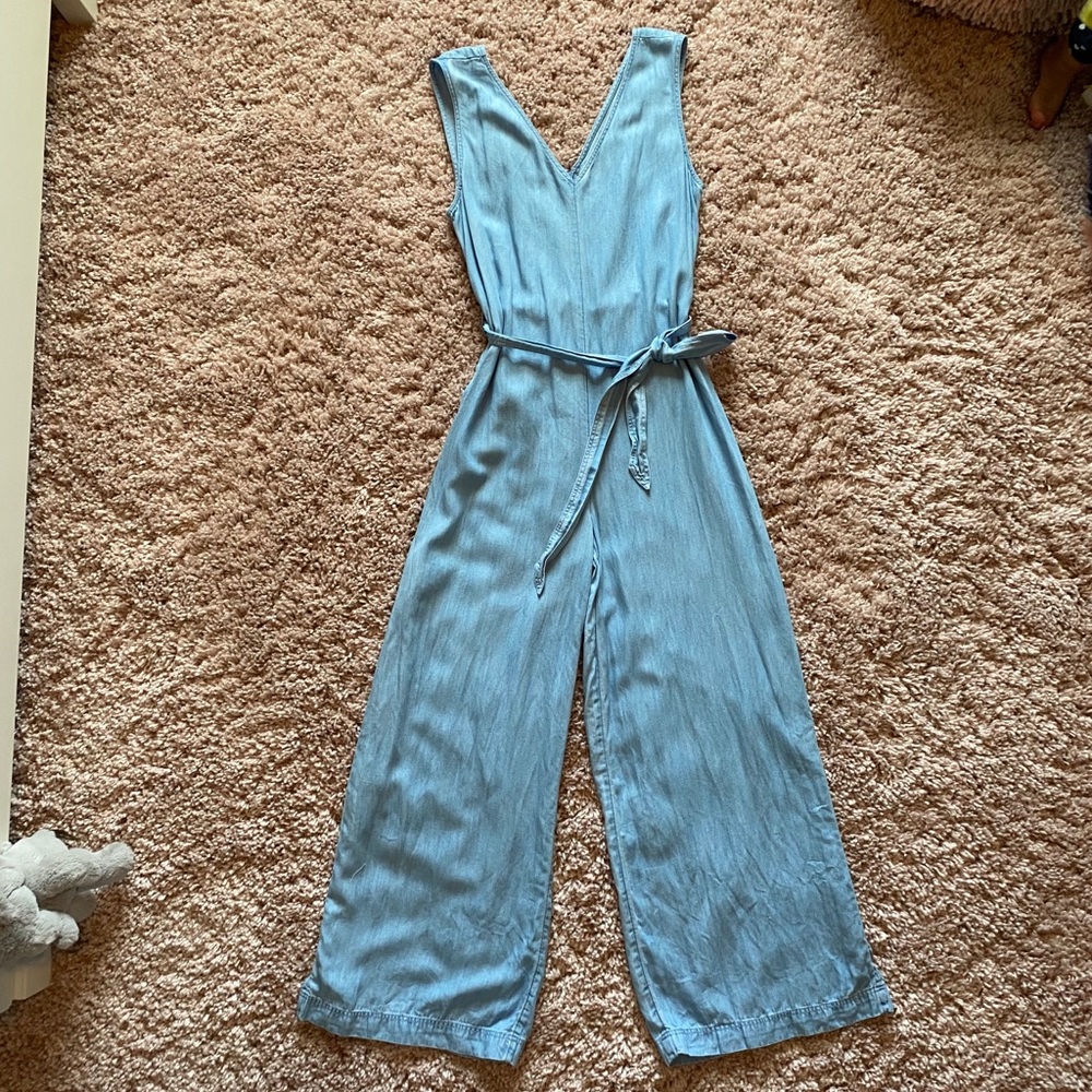 Lou & Grey Chambray Jumpsuit